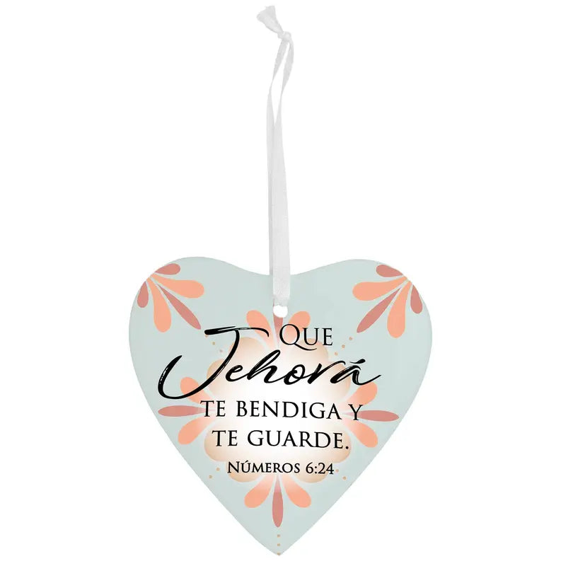 Glass Ornament Que Jehova Te Bendiga Dicksons Inc