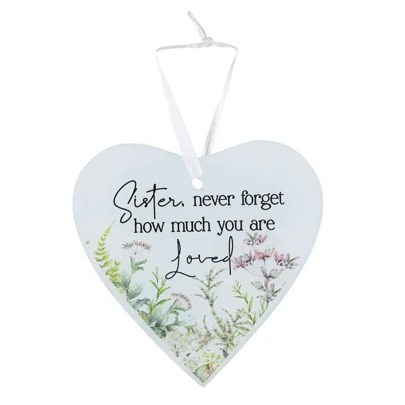 Glass Ornament Sister Never Forget How Dicksons Inc