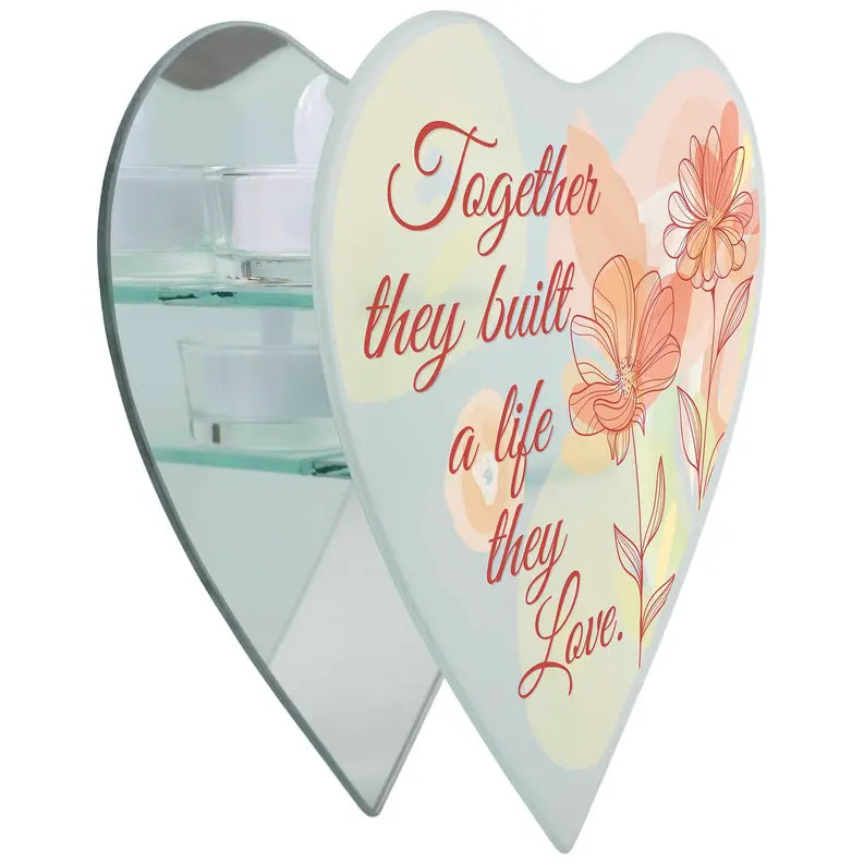 Glass Wall Tealight Together They Built Dicksons Inc