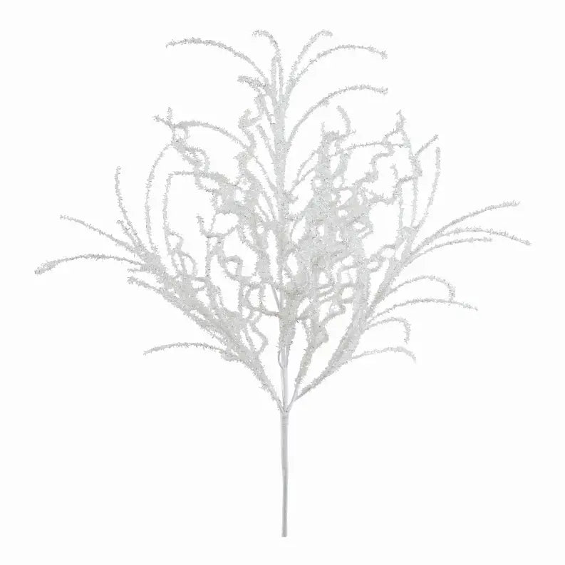 Glitter Bush (Set of 6) 24"H Plastic Melrose Intl.