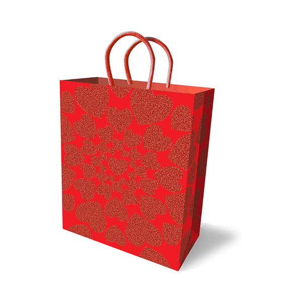 Glitter Hearts Sparkle Gift Bag Little Genie