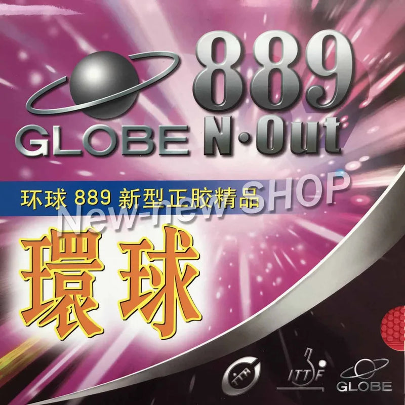 Globe 889 Short Pips-Out Table Tennis PingPong Rubber with Sponge