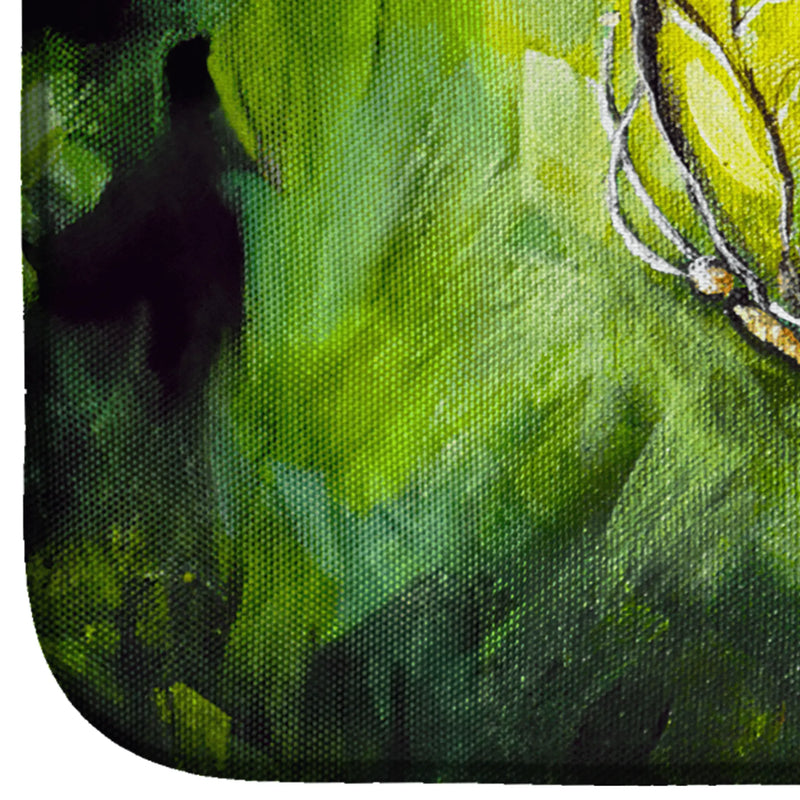 Glover Fly Sage Butterfly Dish Drying Mat Caroline's Treasures