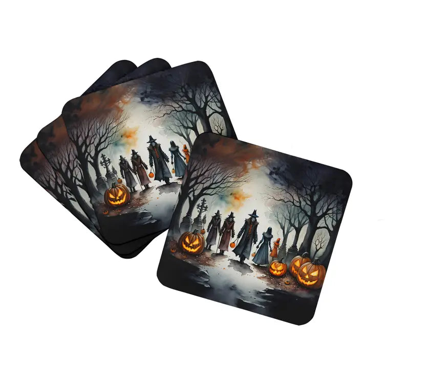 Goblins Spooky Halloween Pair of Pot Holders Caroline's Treasures