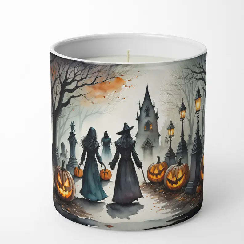 Goblins Spooky Halloween Pair of Pot Holders Caroline's Treasures