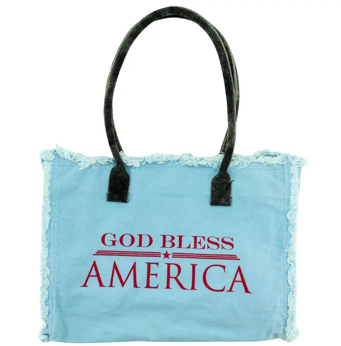 God Bless America Market Tote Vintage Addiction