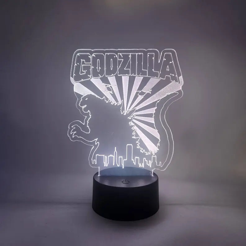 Godzilla Attack LED Light Lamp | Gifts for Godzilla Fans The 308 Collective