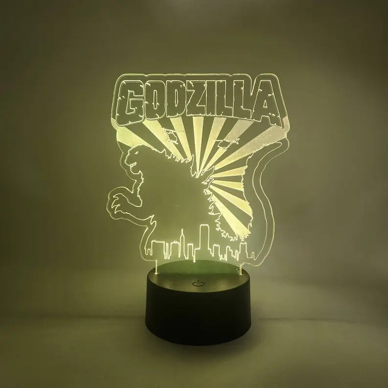 Godzilla Attack LED Light Lamp | Gifts for Godzilla Fans The 308 Collective
