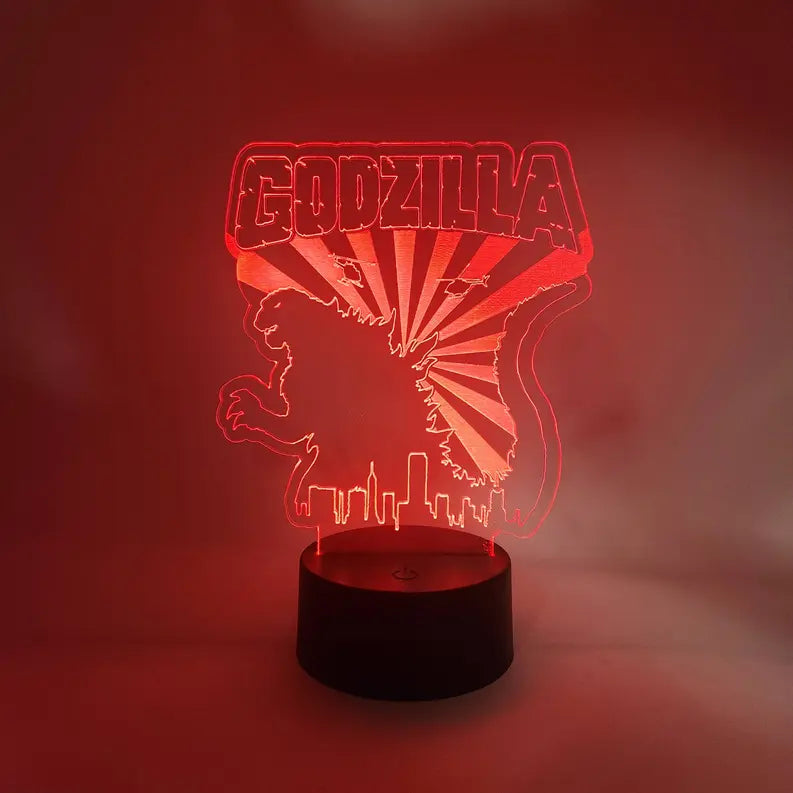 Godzilla Attack LED Light Lamp | Gifts for Godzilla Fans The 308 Collective