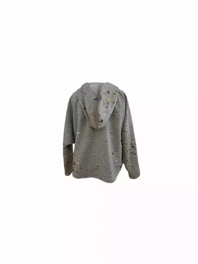 Gold Butterflies Hooded Top Little Mass