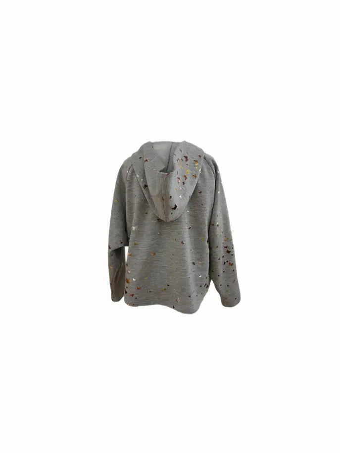 Gold Butterflies Hooded Top Little Mass