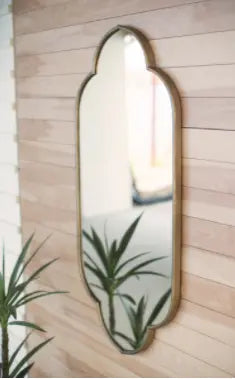 Gold Metal Framed Mirror Kalalou
