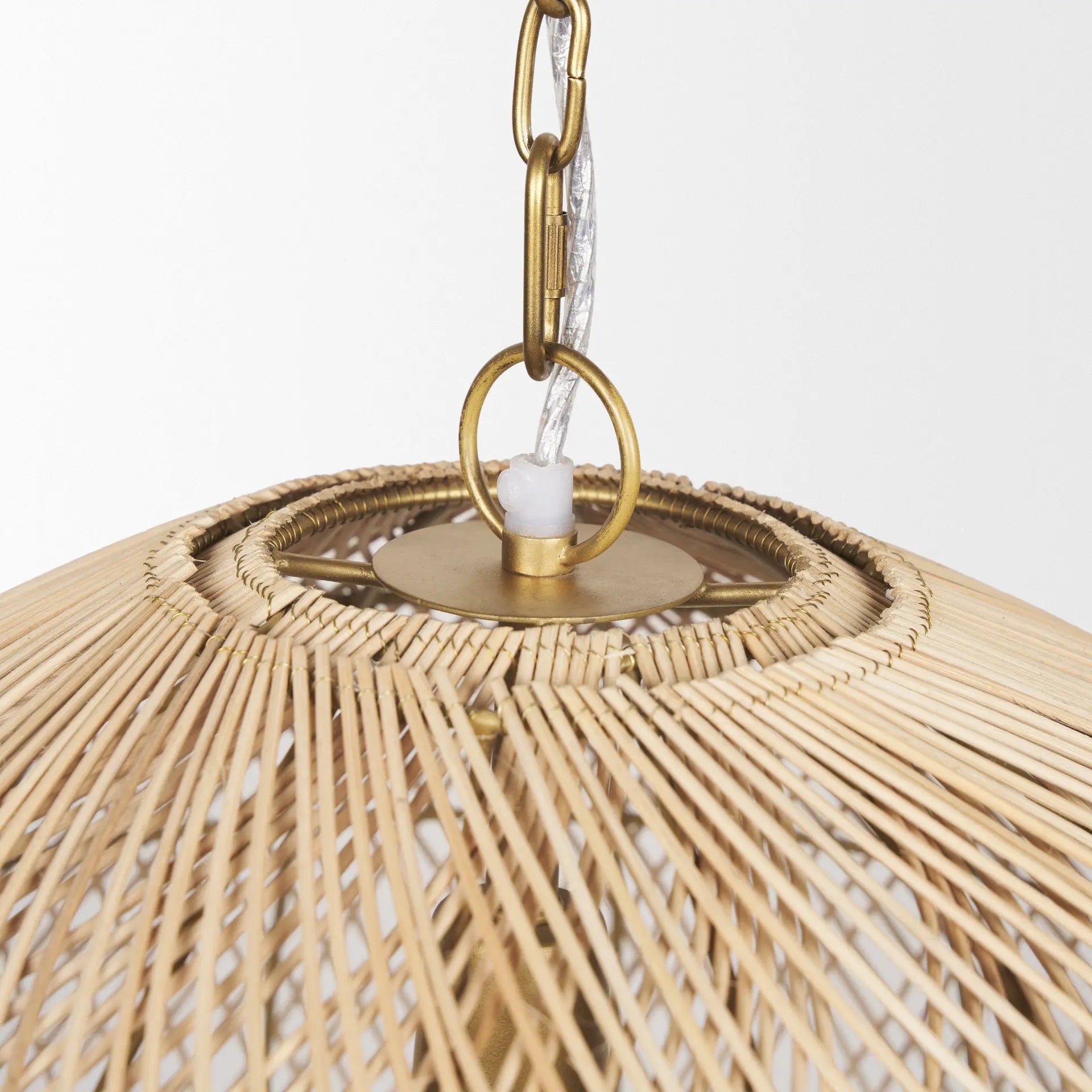 Gold Metal Single Ceiling Light With Brown Shades Homeroots Lighting