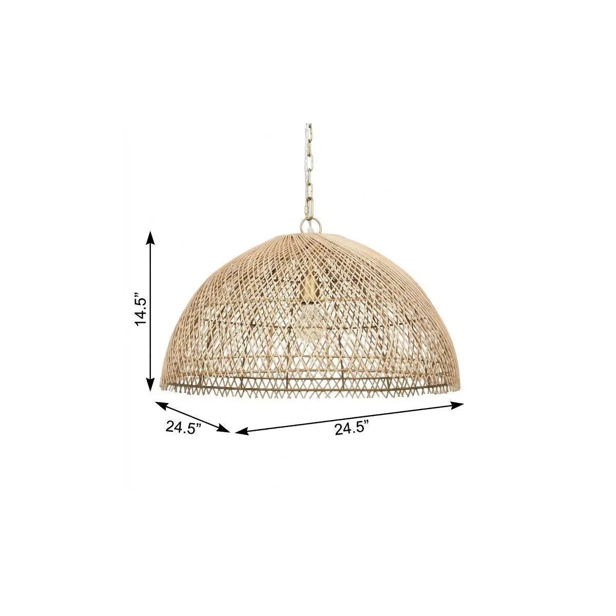 Gold Metal Single Ceiling Light With Brown Shades Homeroots Lighting