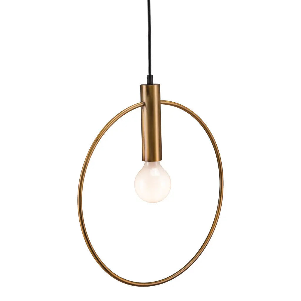 Gold Ring Metal Dimmable Chandelier - GreatEagleInc
