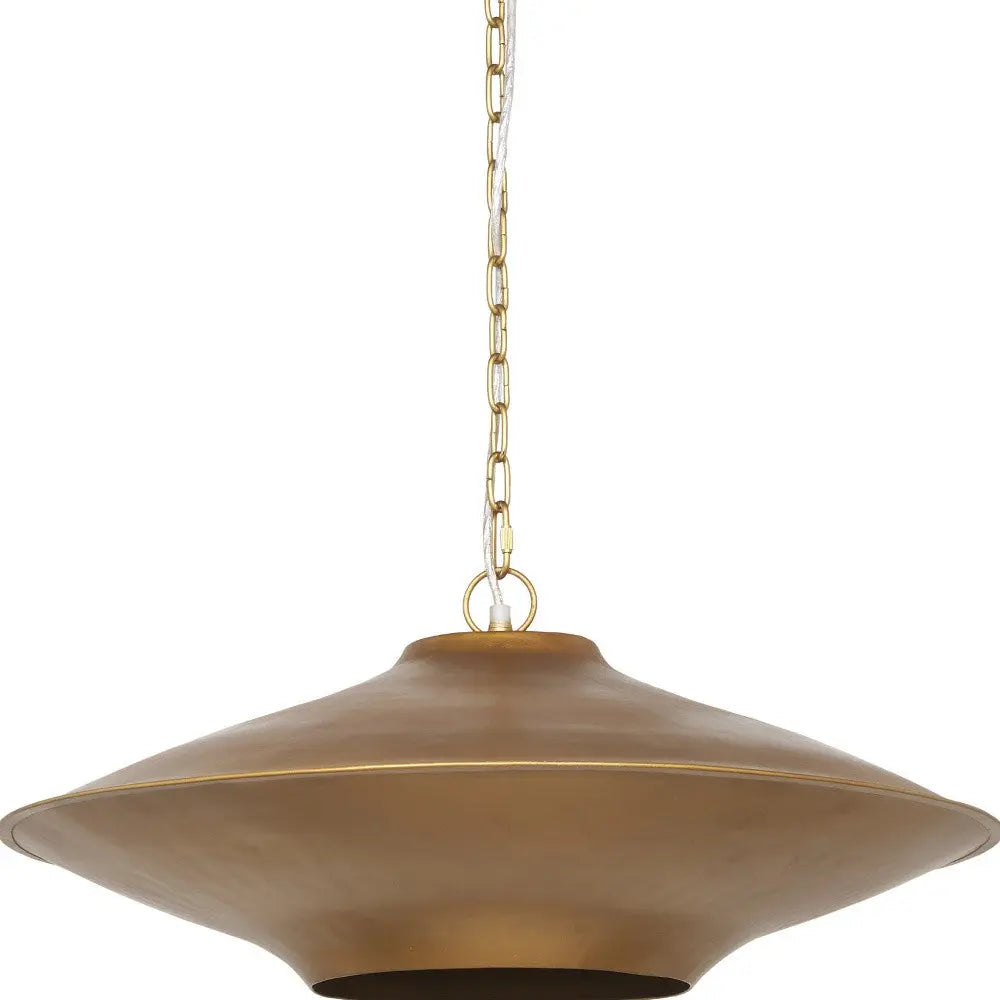 Gold Single Metal Dimmable Ceiling Light With Gold Shades Homeroots Lighting