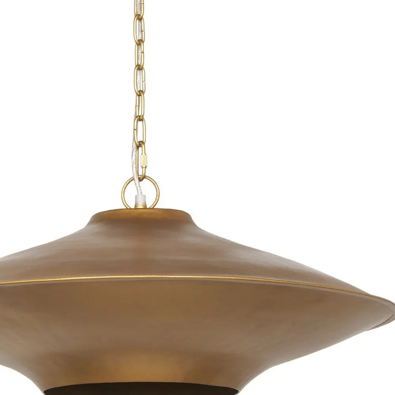 Gold Single Metal Dimmable Ceiling Light With Gold Shades Homeroots Lighting