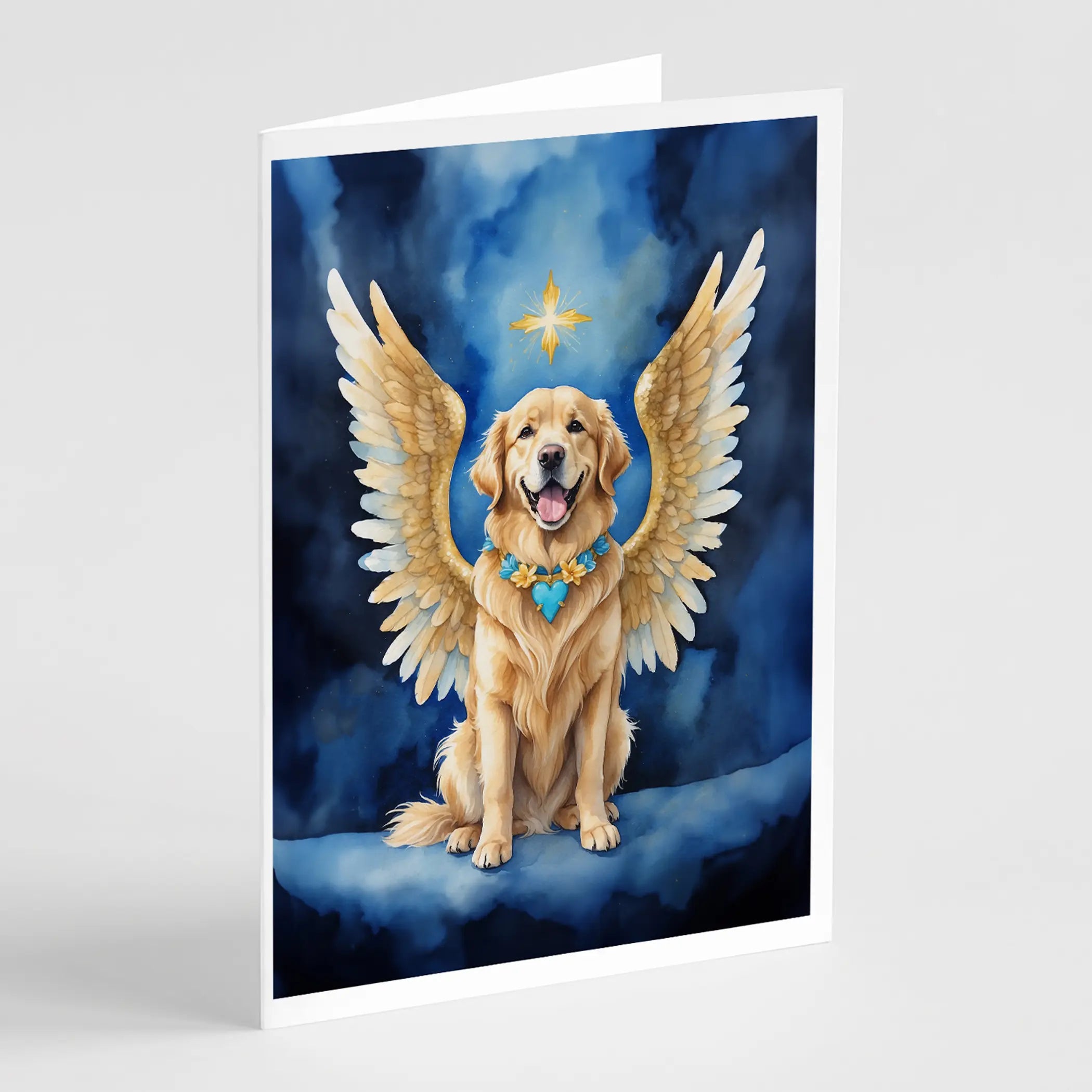 Golden Retriever My Angel Greeting Cards Pack of 8 Caroline's Treasures