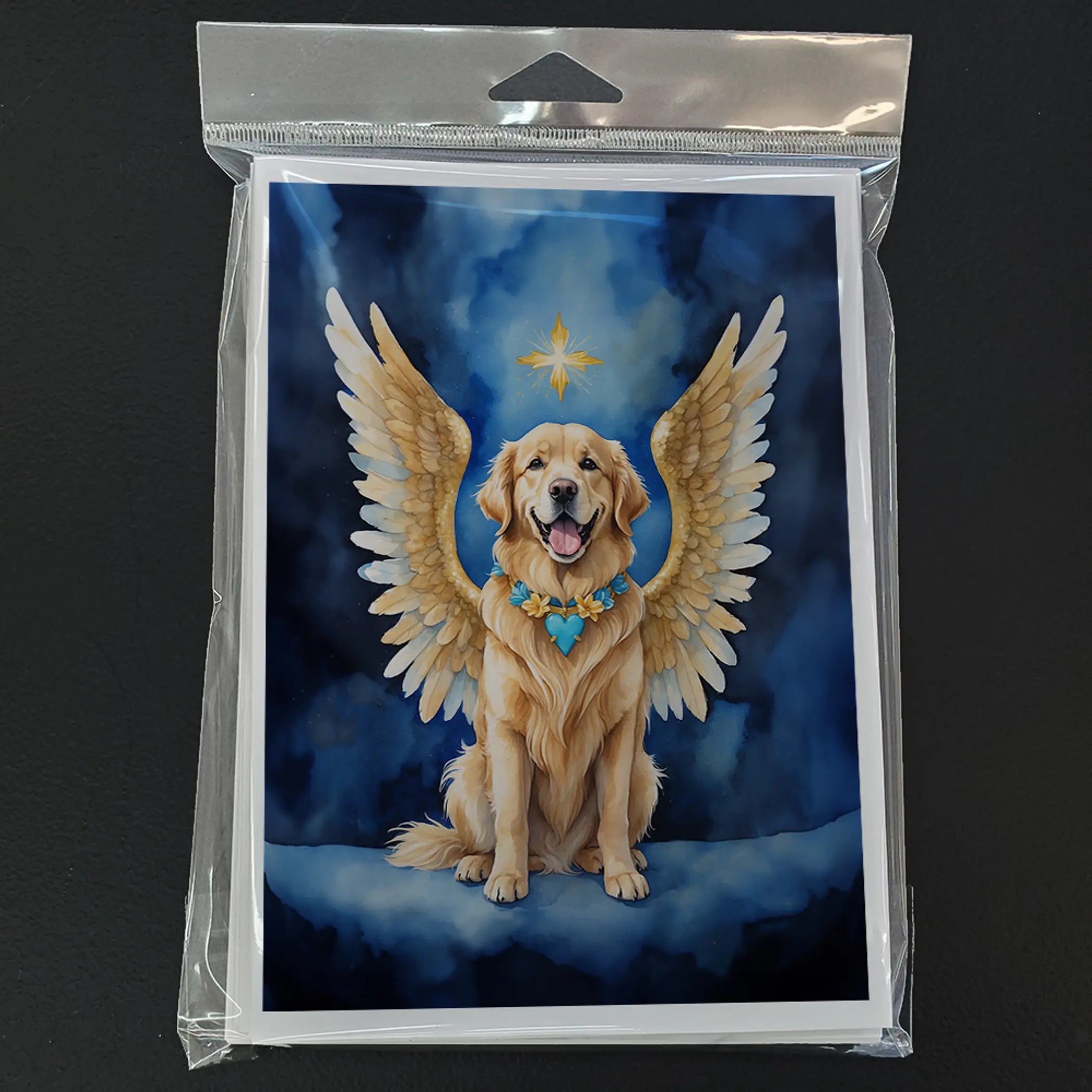 Golden Retriever My Angel Greeting Cards Pack of 8 Caroline's Treasures