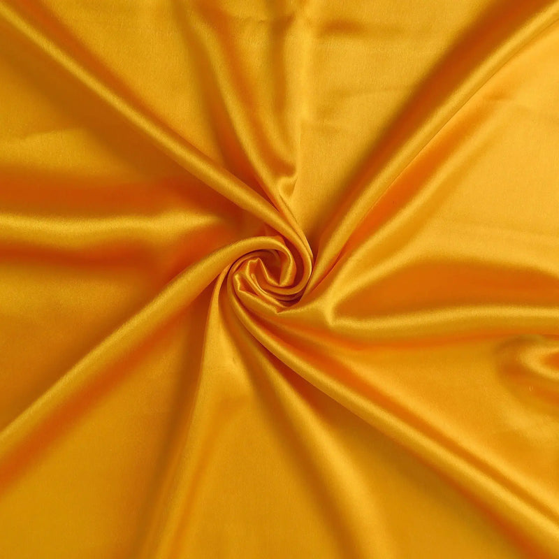 Goldenrod Dreamy Set Of 2 Silky Satin Standard Pillowcases Homeroots Bed & Bath