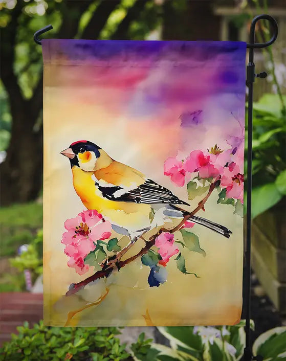 Goldfinch Garden Flag Caroline's Treasures