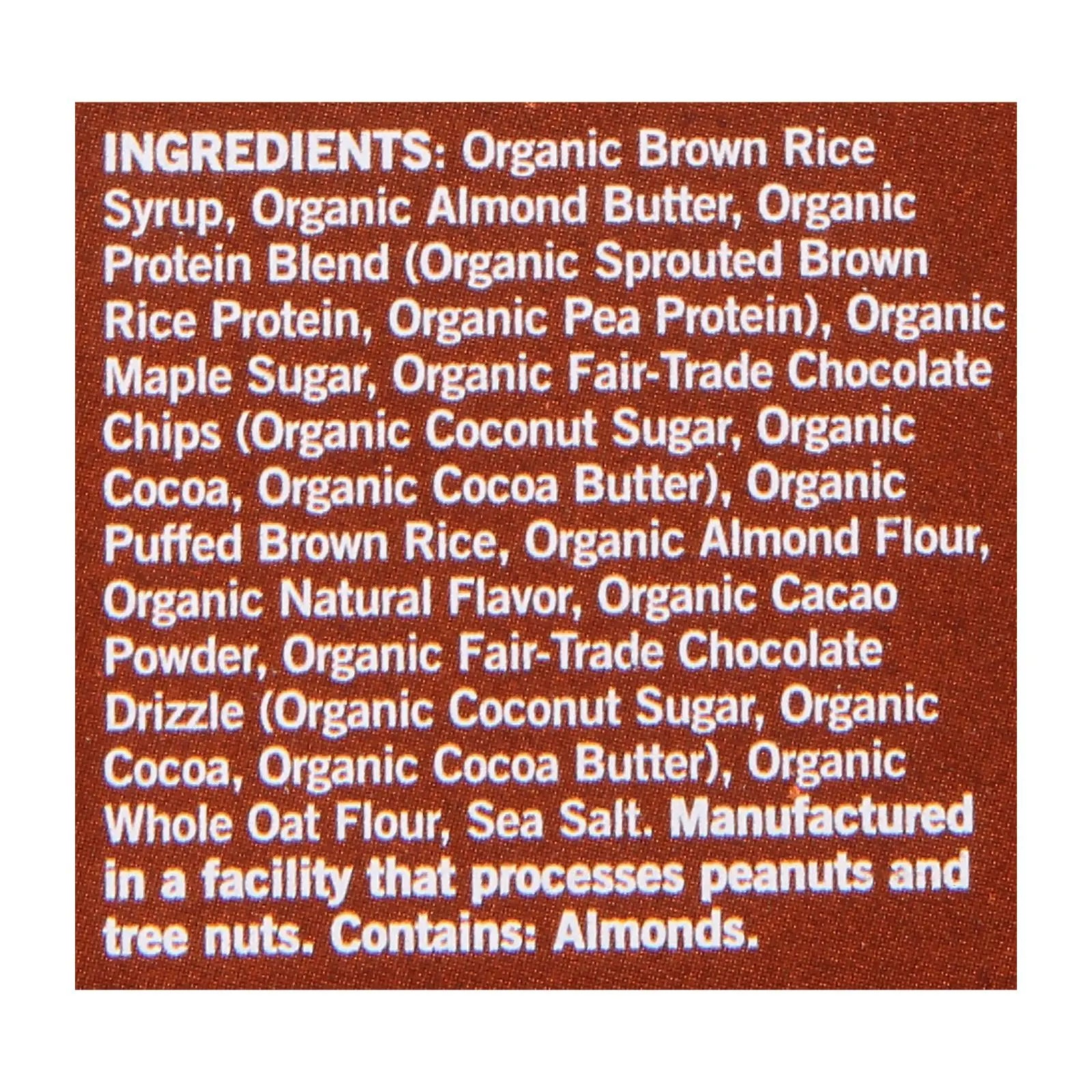 Gomacro - Kids Macrobar Double Chocolate Brownie - Case Of 7 - 6.3 Oz Gomacro