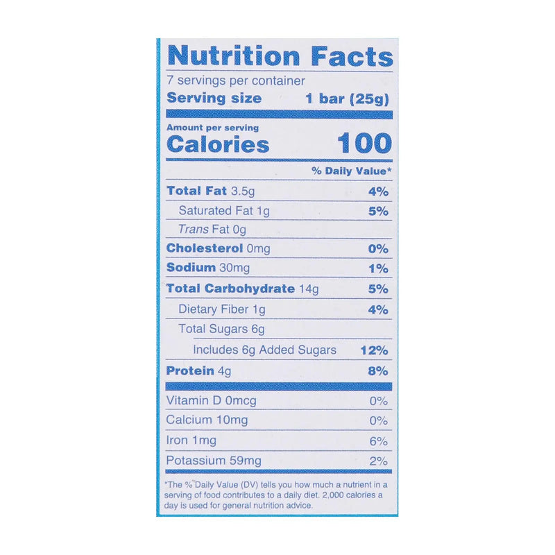 Gomacro - Kids Macrobar Oatmeal Chocolate Chip - Case Of 7 - 6.3 Oz Gomacro