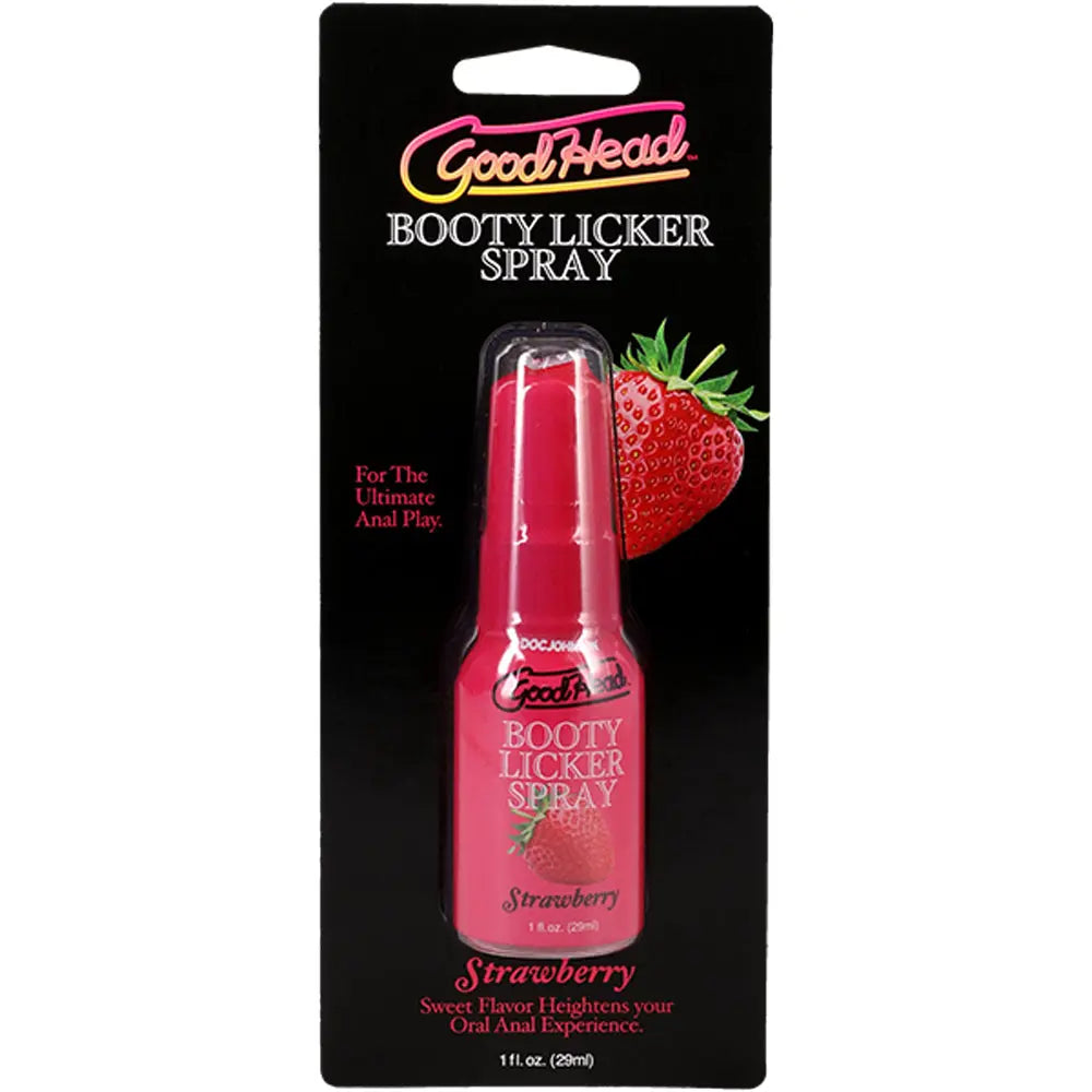 Goodhead Booty Licker Spray Strawberry 1 Fl Doc Johnson