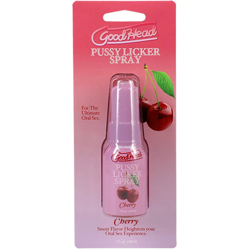 Goodhead Pussy Licker Spray Cherry 1 Fl Oz Doc Johnson