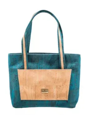 Grace Cork Handbag Peacock Bent & Bree, LLC