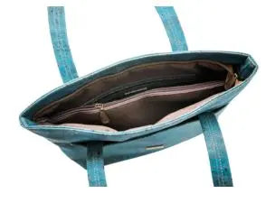 Grace Cork Handbag Peacock Bent & Bree, LLC