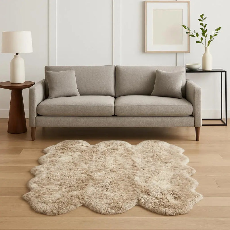 Gradient Chocolate Animal Print Area Rug Homeroots Home Decor