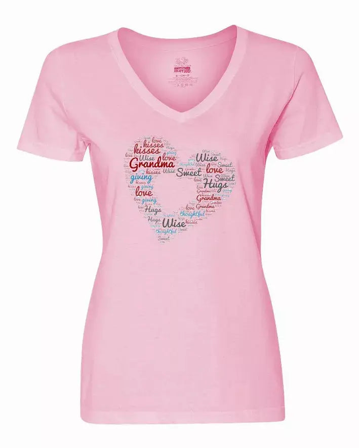 Grandma's My Heart Ladies Shirt XLarge Bad Baby Inc