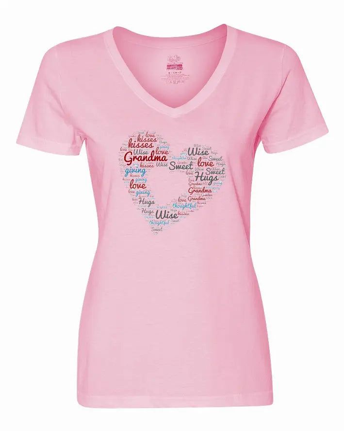 Grandma's My Heart Ladies Shirt XLarge Bad Baby Inc