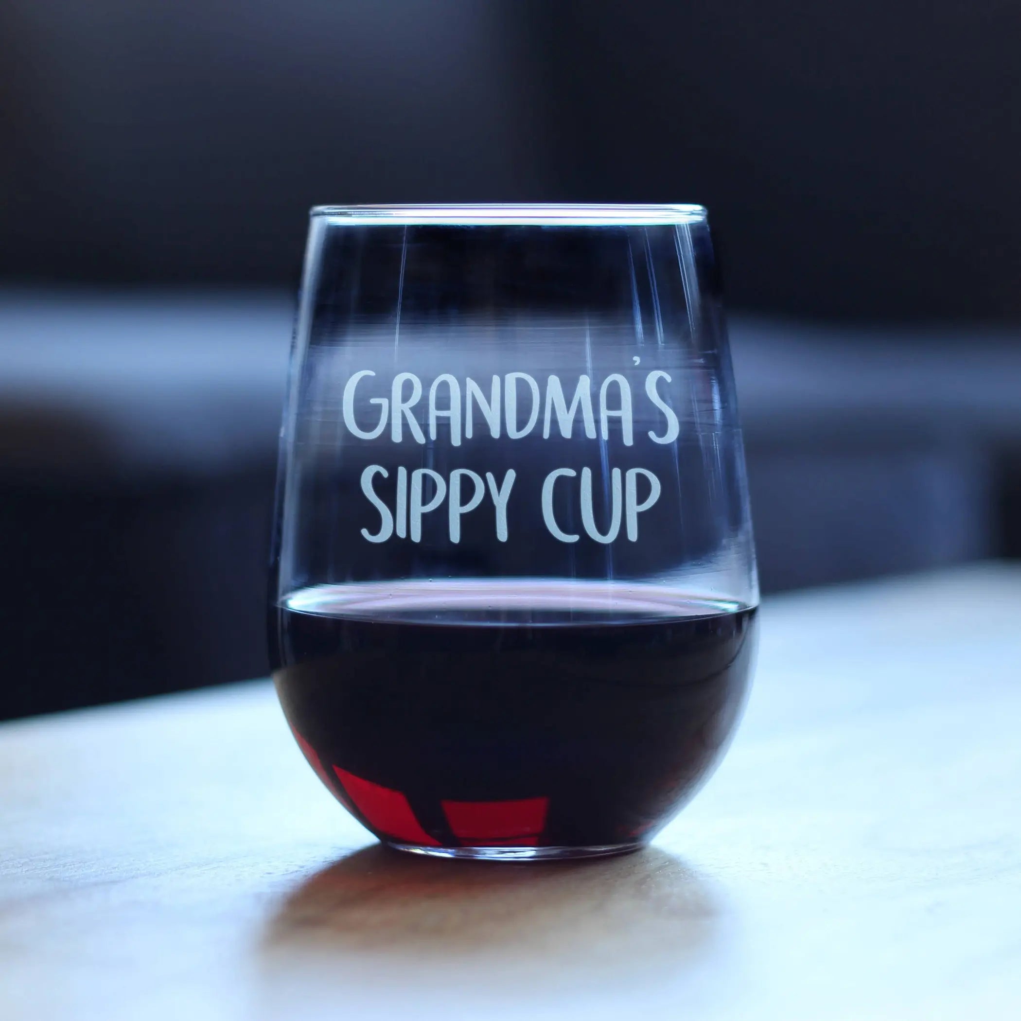 Grandmas Sippy Cup Stemless Wine Glass - Mother's Day Gifts Bevvee