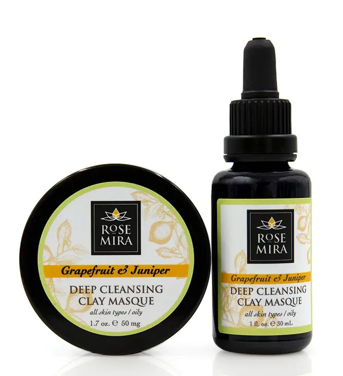 Grapefruit and Juniper Deep Cleansing Masque - 1.7oz Rosemira Organics