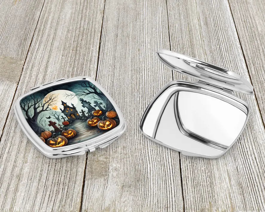 Graveyard Spooky Compact Mirror Caroline's Treasures