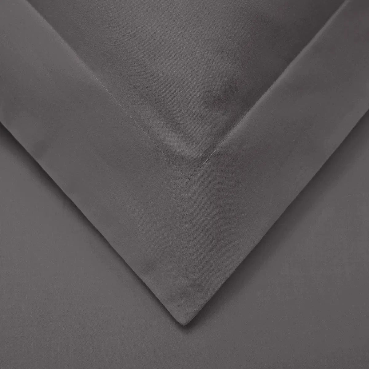 Gray King Cotton Blend Washable Duvet Cover Set With Two Shams Homeroots Bed & Bath