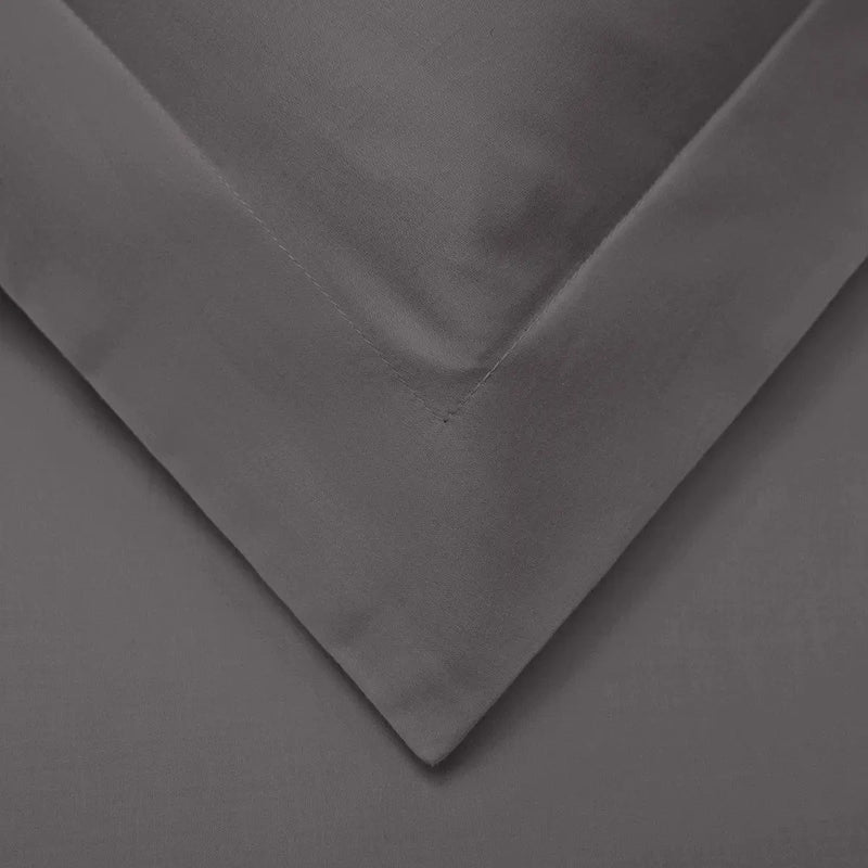 Gray King Cotton Blend Washable Duvet Cover Set With Two Shams Homeroots Bed & Bath