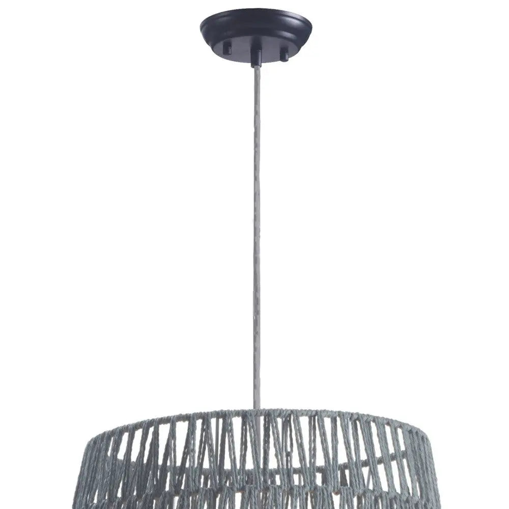 Gray Night Sky Zig Zag Ceiling Lamp - GreatEagleInc