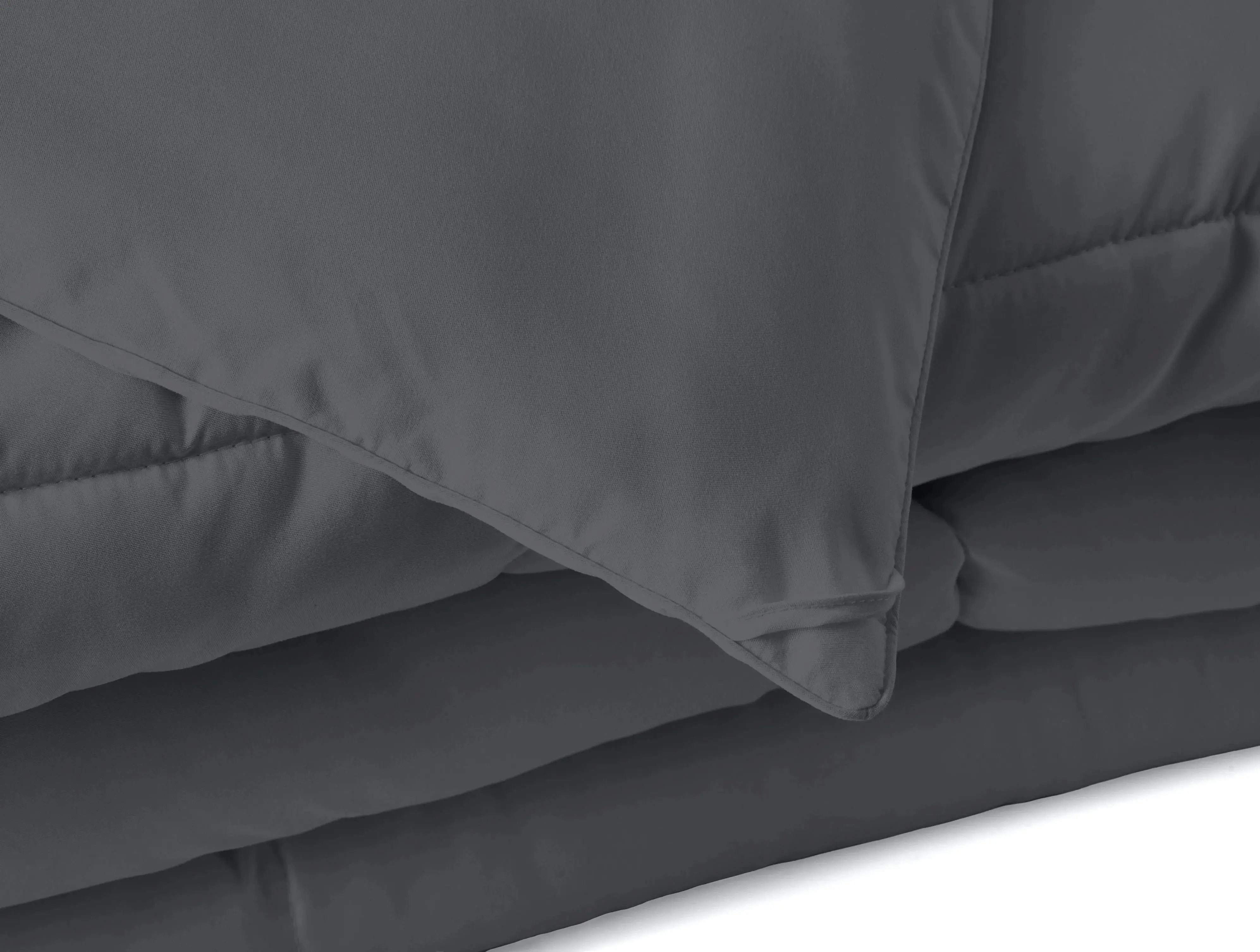 Gray Queen Microfiber Washable Microfiber Down Alternative Comforter Homeroots Bed & Bath