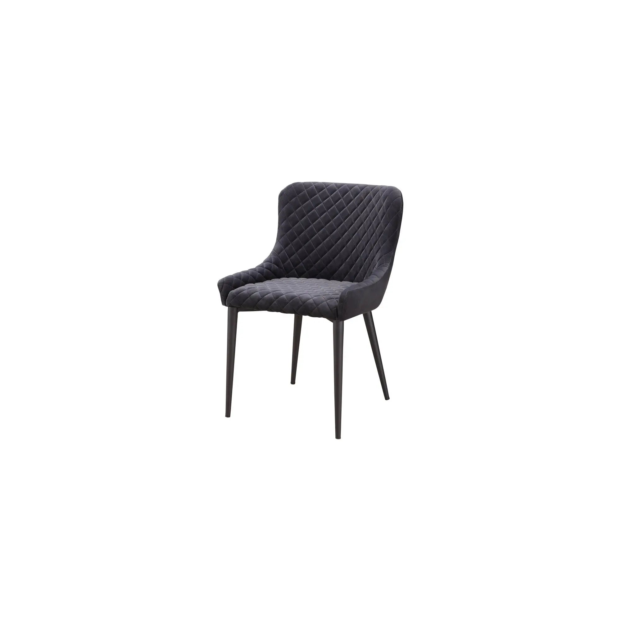 Gray Tufted Velvet Dining Side Chair Homeroots Kitchen & Dining