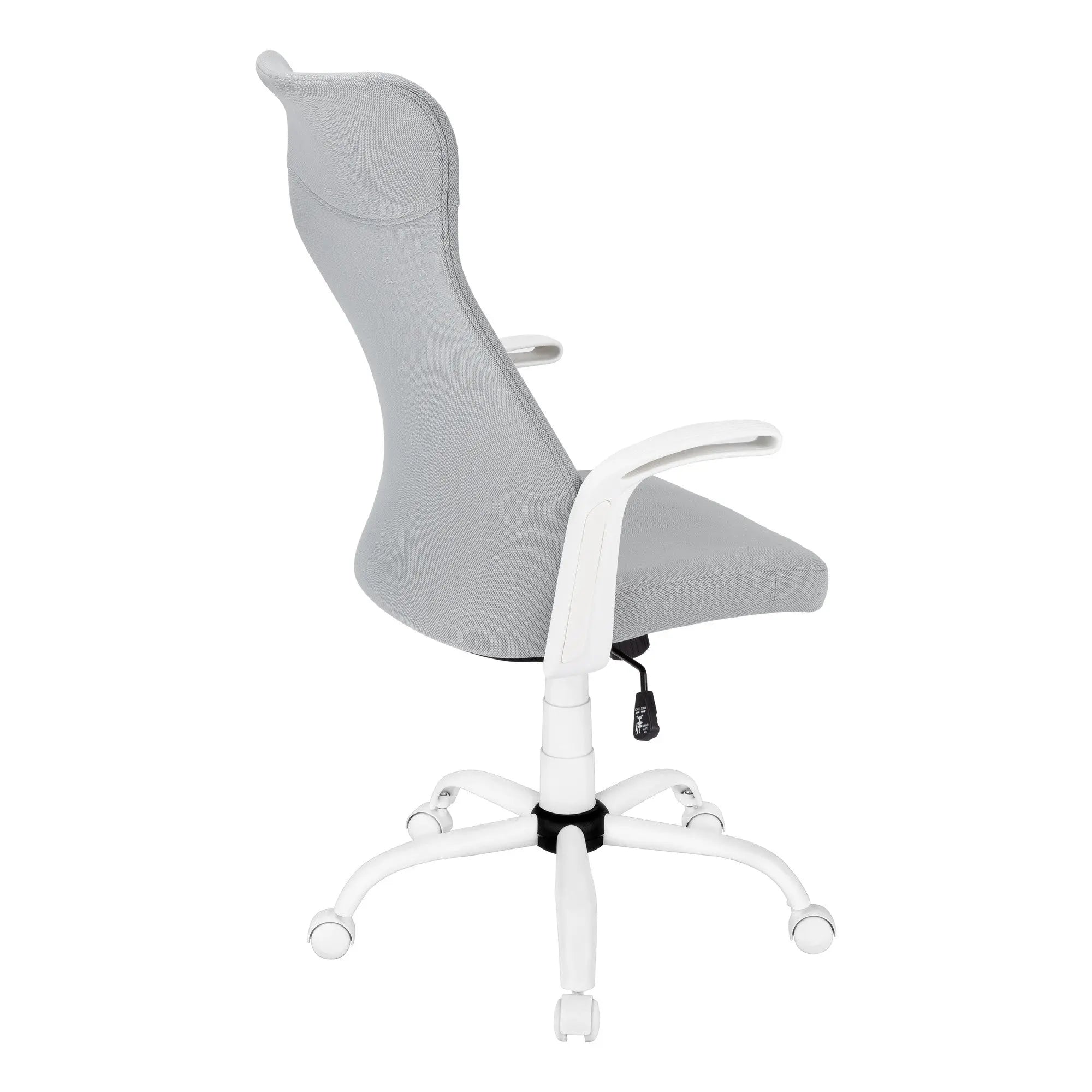 Gray and White Rolling Drafting Chair Homeroots Office