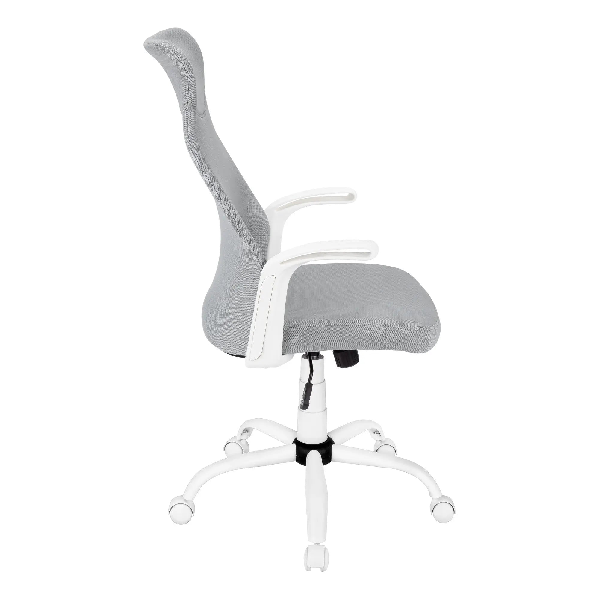 Gray and White Rolling Drafting Chair Homeroots Office