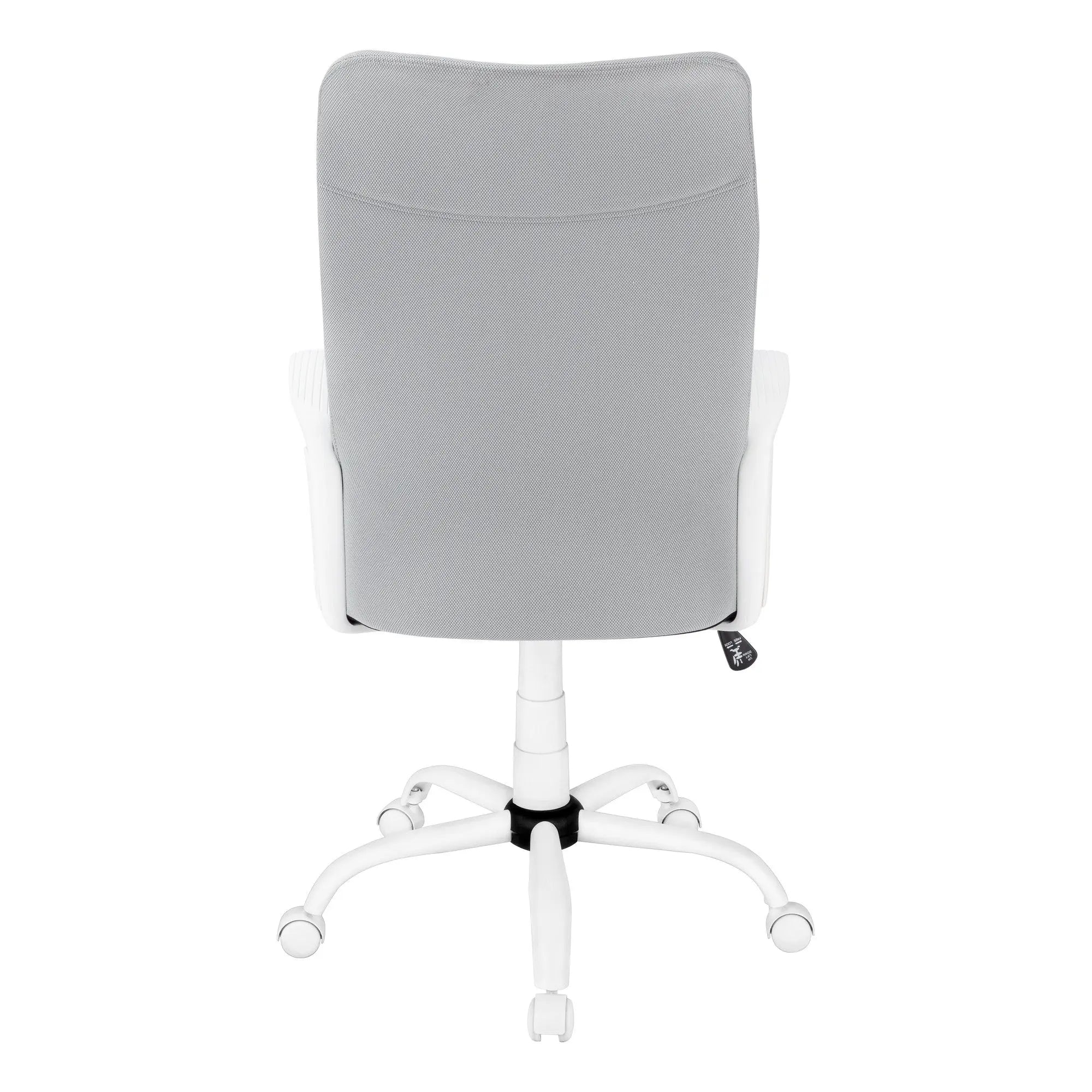 Gray and White Rolling Drafting Chair Homeroots Office
