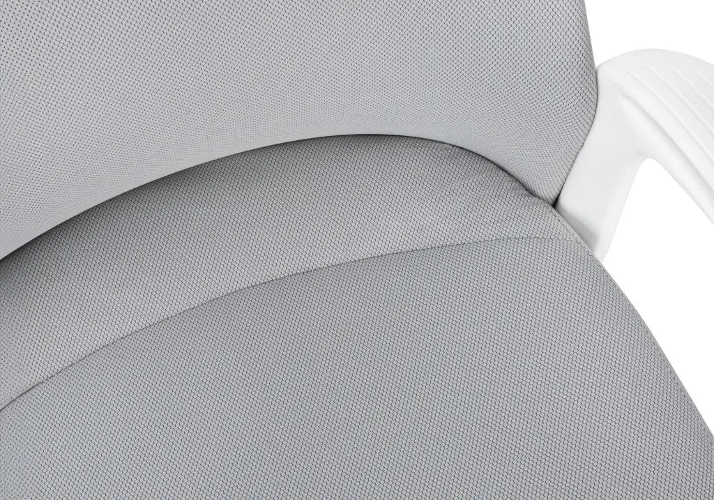 Gray and White Rolling Drafting Chair Homeroots Office