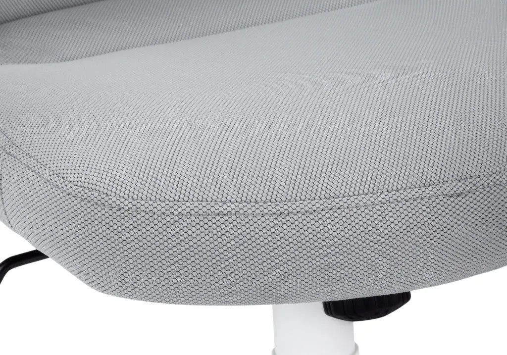 Gray and White Rolling Drafting Chair Homeroots Office