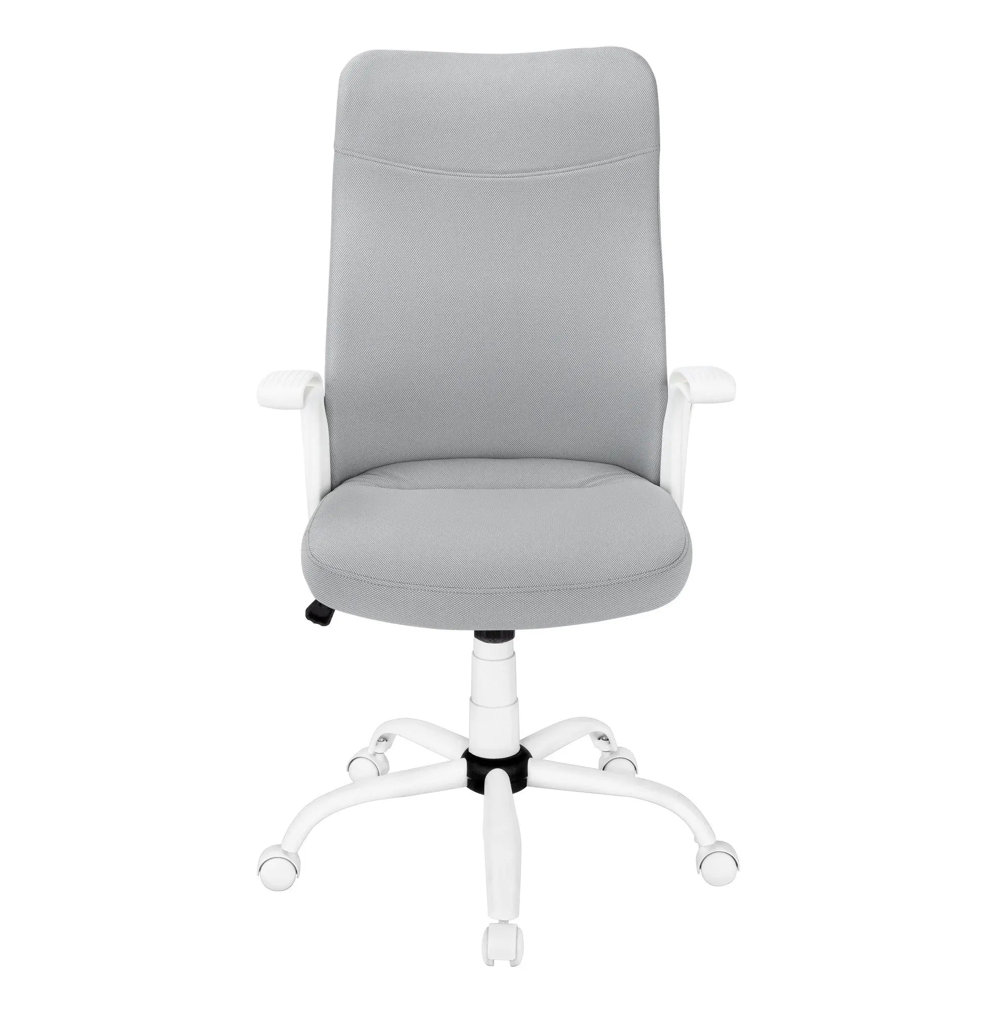 Gray and White Rolling Drafting Chair Homeroots Office