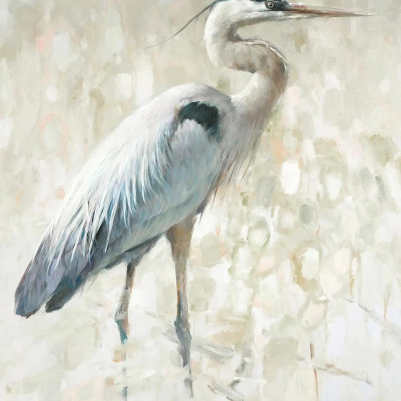 Great Blue Heron I Silver Floater Frame Wall Art Homeroots Home Decor