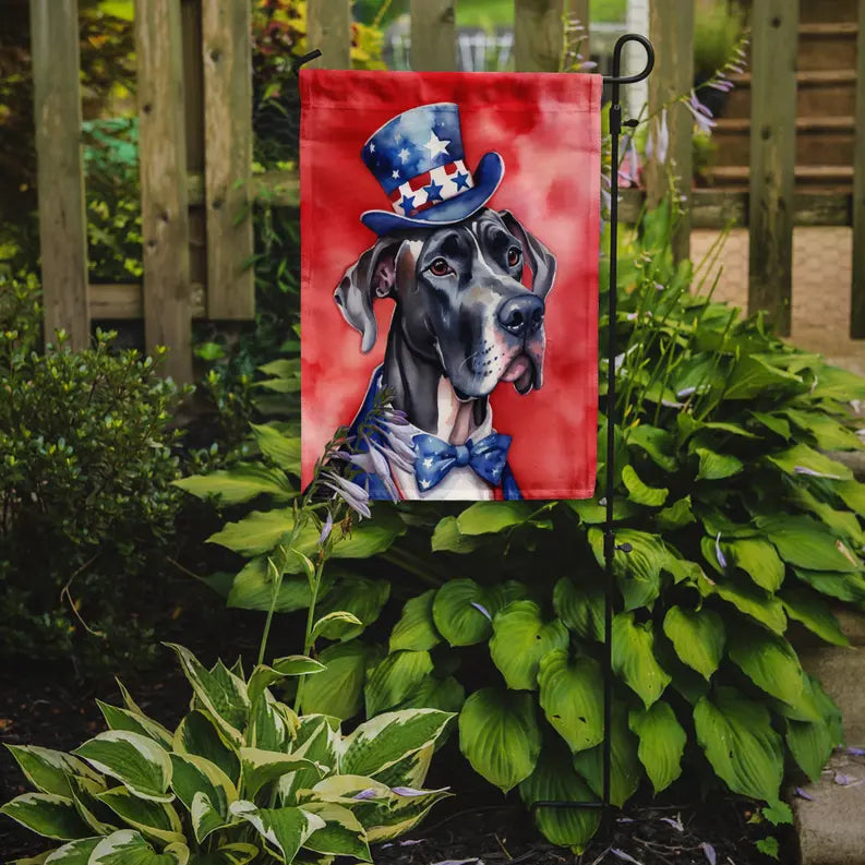 Great Dane Patriotic American Garden Flag Caroline's Treasures